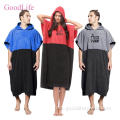 Microfiber Cotton Cotton Beach Surf Poncho Menukar Tuala